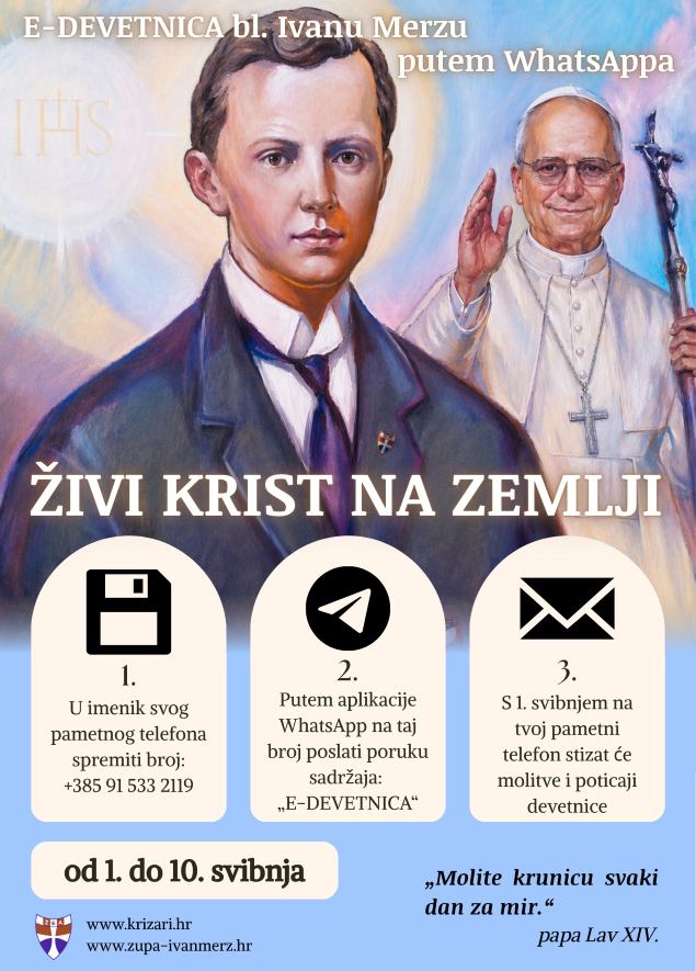 e-Devetnica bl. Ivanu Merzu 2026 - plakat